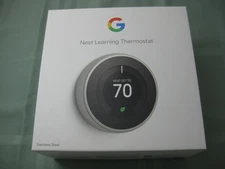 Nest Learning Thermostat - 3rd Generation Stainless Steel T3007es Open Box