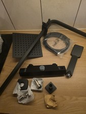 Modern Square Thermostatic Shower - Matt Black