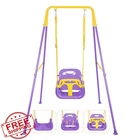 Bighaki808 3-in-1 Toddler Swing Purple