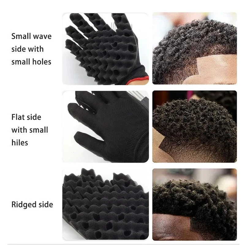 Hair Sponge Magic Barber Twist Curl Brush Sponge Dreads Locking Afro Coil Comb - Image 3 of 4