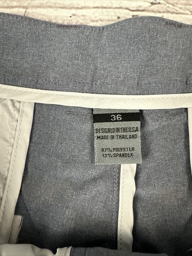 New Black Clover Men’s Rodgers Midnight Navy Golf Shorts Size 36 NWT Flat Front - Picture 4 of 7