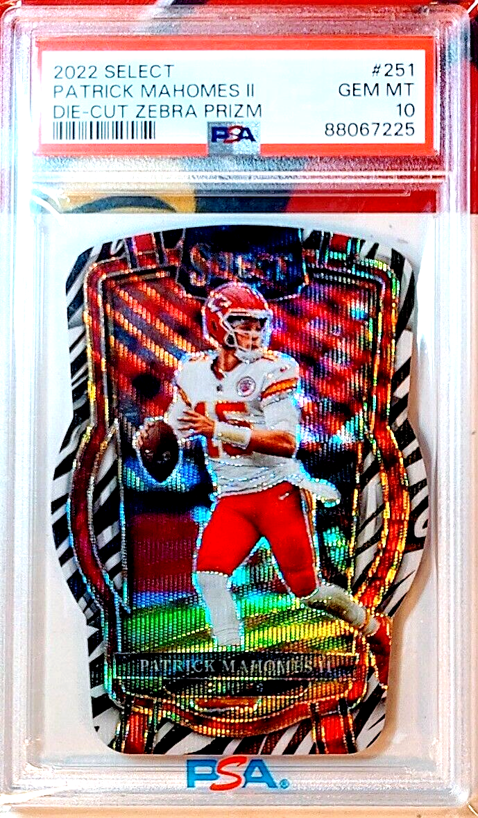 25枚限定 Panini パトリック・マホームズ PSA 8 2022 Panini Select - Club Level Patrick Mahomes II #251