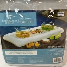 Bed Bath Beyond Inflatable Picnic Buffet Food & Drinks Chilled Indoor Outdoor