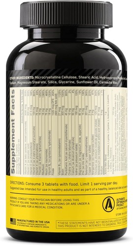 OPTIMUM NUTRITION Opti-Men Multivitamins, 3 Sizes - Picture 22 of 29