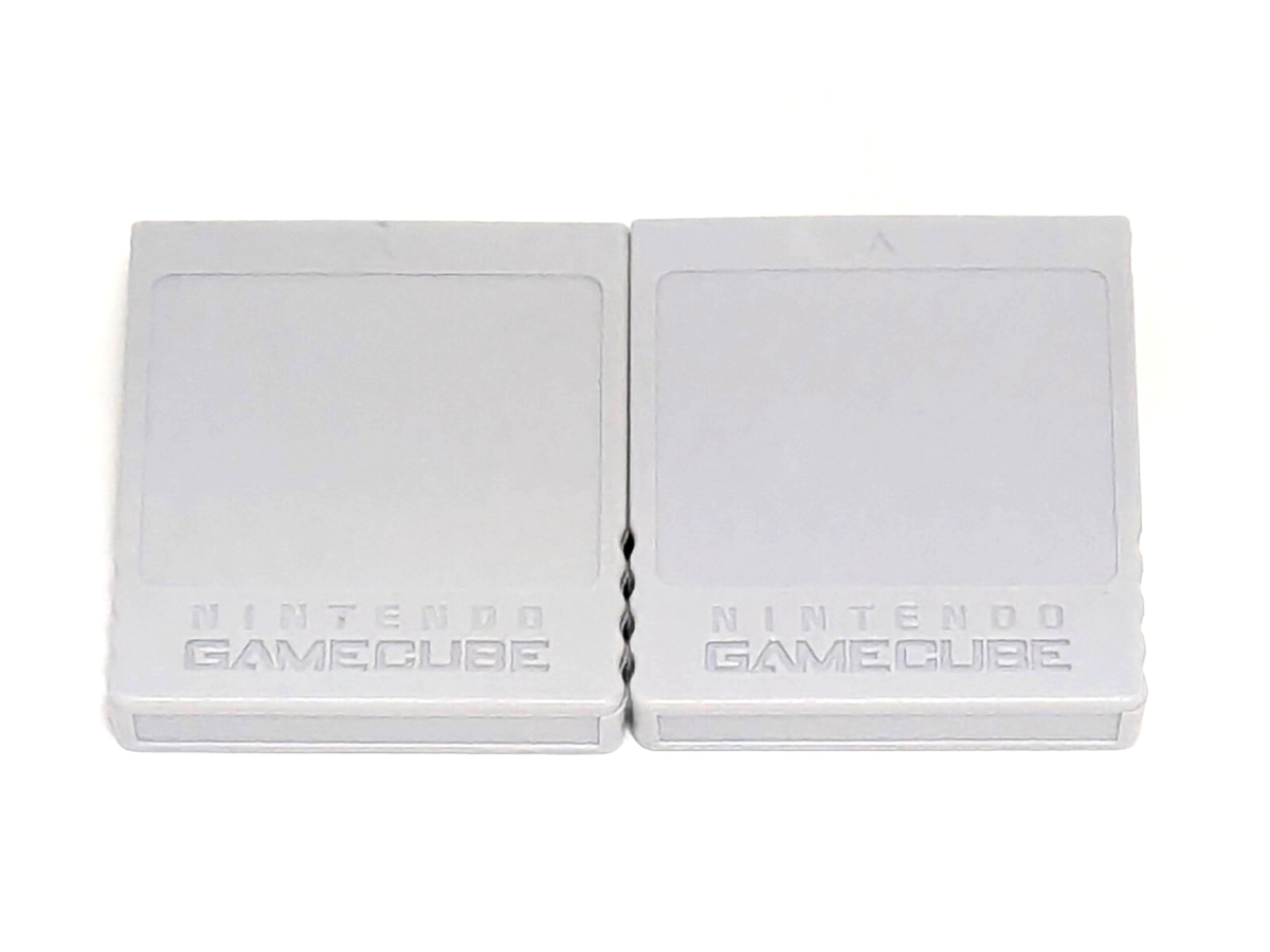 Official Nintendo GameCube White Memory Card 59 Blocks DOL-008