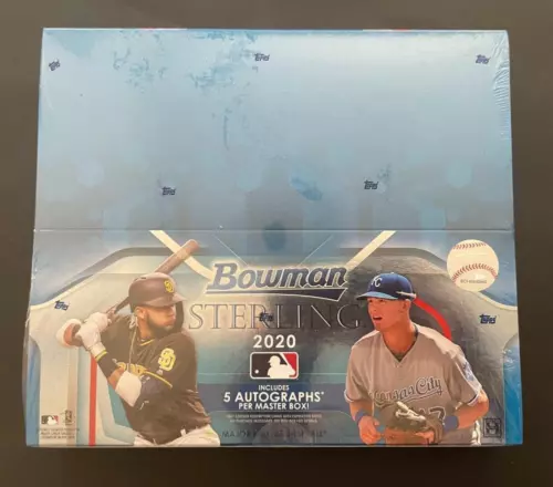 2020 Bowman Sterling Baseball Factory Sealed Hobby Box 5 Auto 
