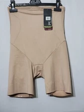 NWTS TC TOTAL CONTROL EXTRA FIRM HI-WAIST THIGH SLIMMER W/BACK MAGIC LARGE NUDE
