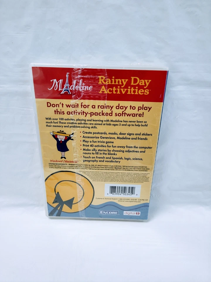 Madeline Rainy Day Activities Win Mac CD-ROM Ages 5+ - Image 2 of 2
