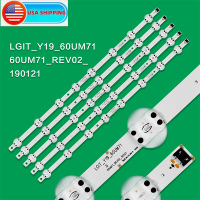 LED Backlight For LG 60UM6950DUB 60UM7100PVB 60UM6900DUB 60UM7100PLB 60UM7100DUA