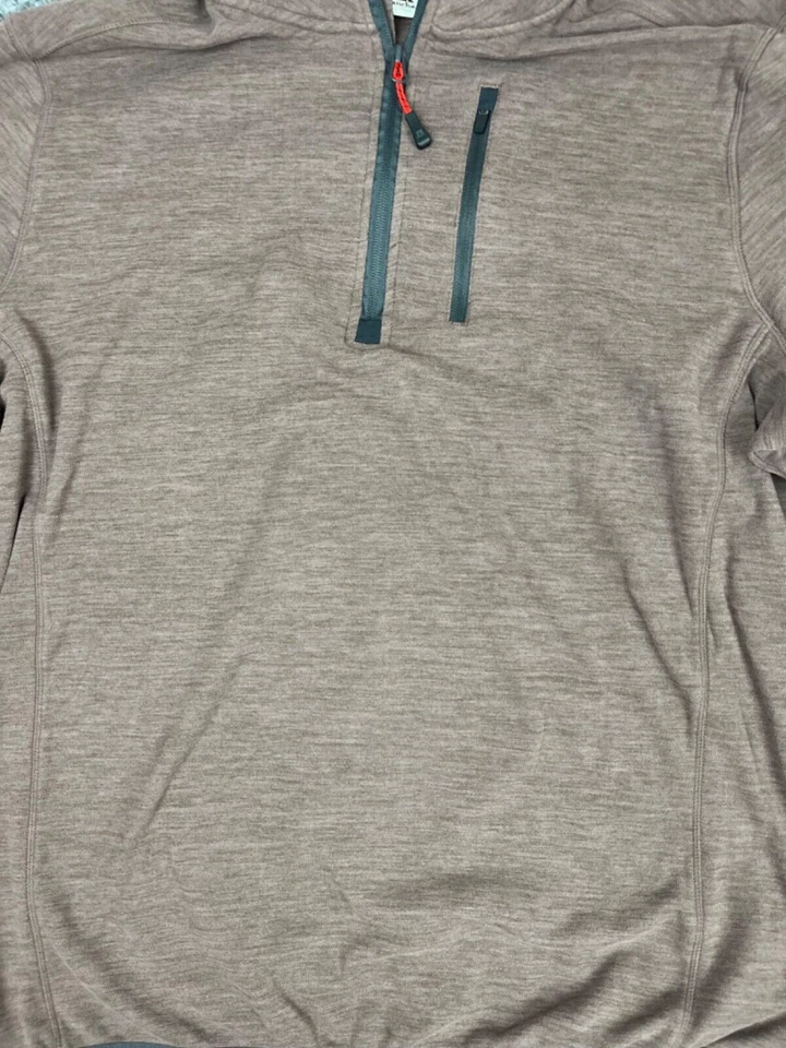 Chaqueta a Presión Avalanche 1/4 Para Hombre XL Marrón Pullover Exterior Adulto Foto 4 de 4