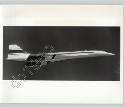 Air France CONDOR SUPERSONIC JET In Flight AVIATION Travel 1970s Press Photo