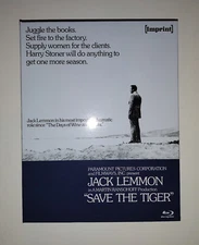 Save the Tiger (1973) Blu Ray Jack Lemmon 2022 Imprint Release Slip Cover MINT!