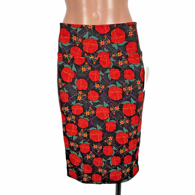 NWT LulaRoe CASSIE FLORAL ROSE Bright Pencil UNICORN Small S SO CUTE BRAND NEW