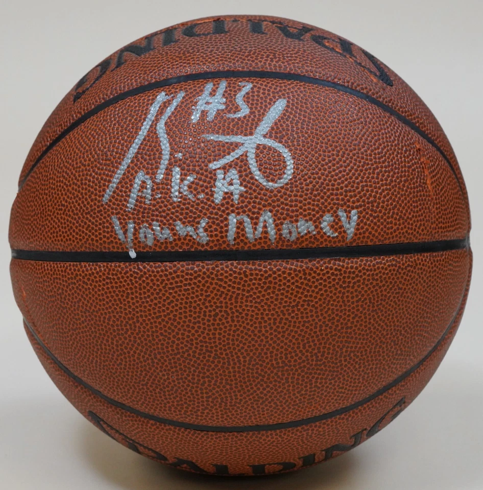 Brandon Jennings Signed Basketball PSA/DNA COA Young Money Pistons Bucks Auto 99 - Image 3 of 4