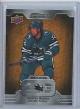 2023-24 Upper Deck Engrained #129 Tristen Robins Sharks Rookie /399