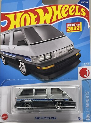 Hot Wheels HW J-Imports 7/10 1986 Toyota Van New For 2022 173/250