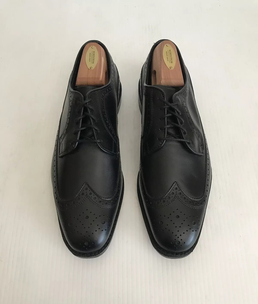 NEW Allen Edmonds Grandview Longwing Derby - Black Leather - 9.5 D