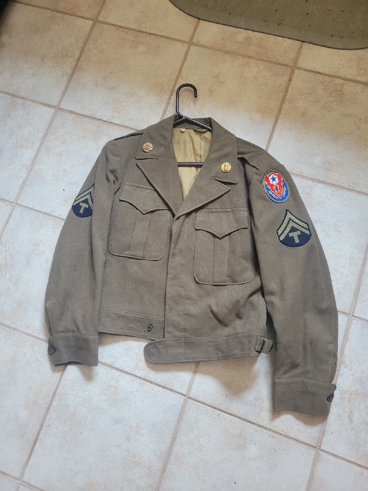 1944 WW2 Vintage US Army “Ike Jacket” European Theate… Gem
