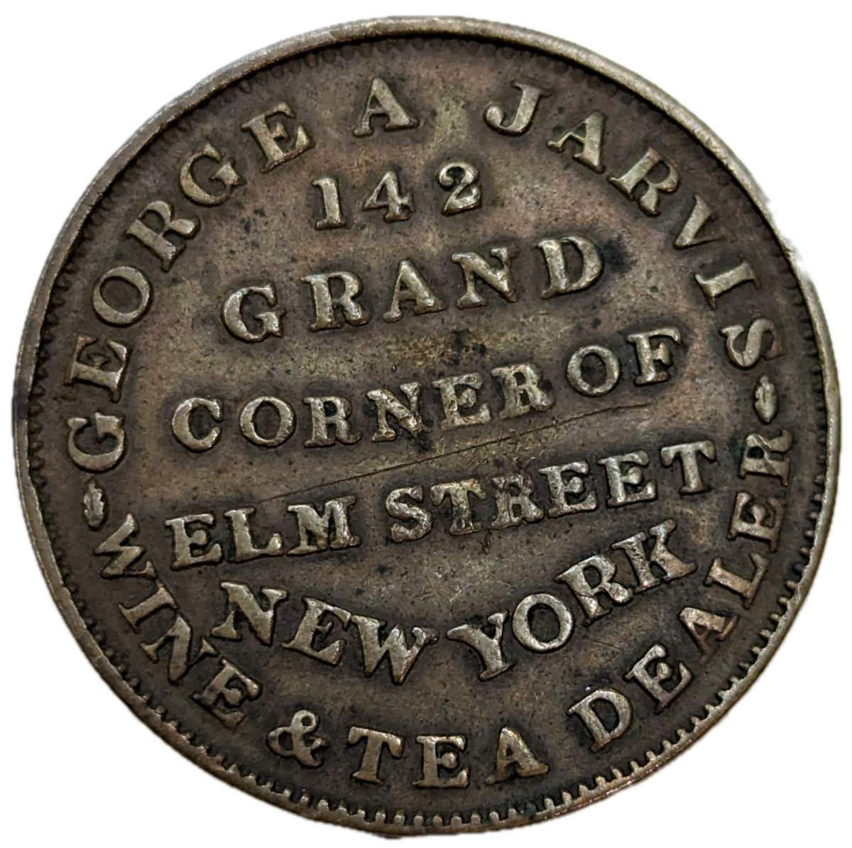 1841 Liberty Head George & Jarvis Hard Times Token - #B360 | eBay