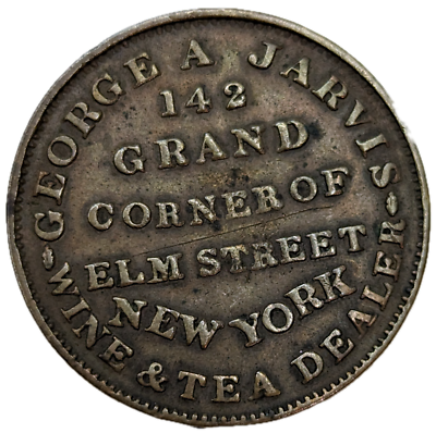 1841 Liberty Head George & Jarvis Hard Times Token - #B360 | eBay