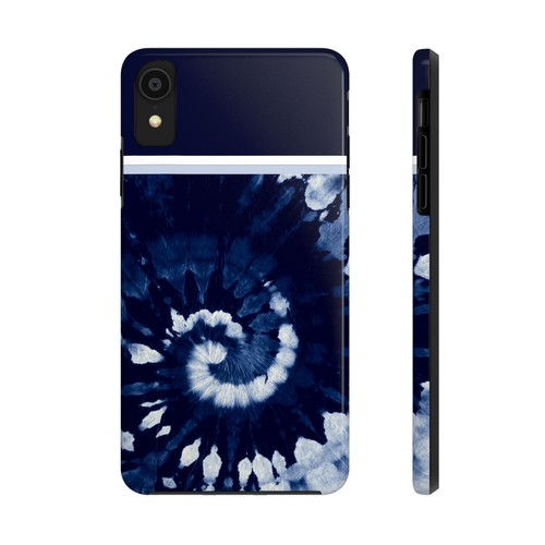 Grandmacore Indigo Blue White tie dye Tough Phone Case Iphone Samsung Galaxy - 第 87/110 張圖片