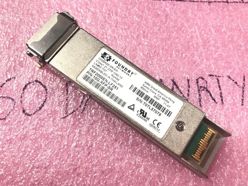 Foundry Finisar 10G-XFP-SR 10GB MMF XFP Optic Transceiver FTLX8511D3-F1 w/60DAYS - Picture 4 of 4