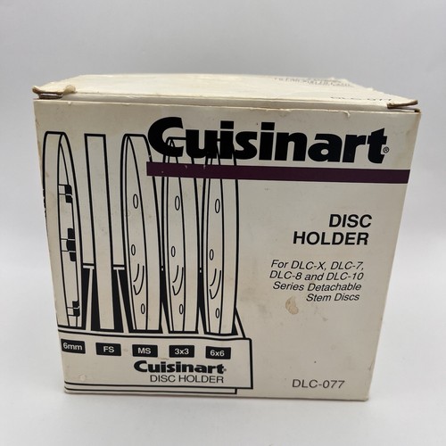 Cuisinart Disc Holder DLC-077 for DLC-X, DLC-7, DLC-8, DLC-10 Includes 2 discs - Picture 9 of 10