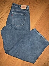 LEVI'S Levi Strauss 569 Loose Straight 18 Husky Mens 36 W 29 L Jeans ❤️tb12m12