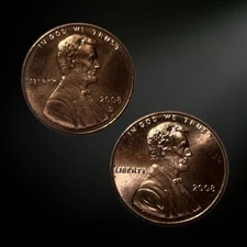 2008 P D Lincoln Memorial Cent Brilliant Uncirculated (BU) 2 Coin Set