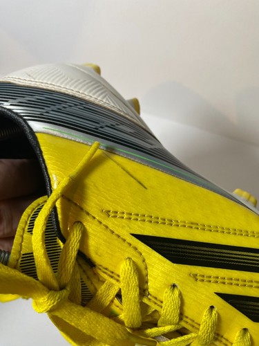 Adidas F10 TRX F50 FG Football Boots UK Size 5 Yellow Black Art G65352 2012 - Picture 8 of 8