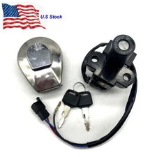 Ignition Switch Fuel Gas Cap Lock Set Fit For Honda Shadow 700 VT700C 1984-1987