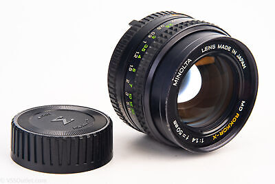 Minolta MD Rokkor-X 50mm f/1.4 Fast Prime Lens for SR MC MD Minolta MD Rokkor-X 50mm f/1.4 Fast Prime Lens for SR MC MD