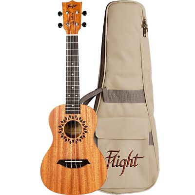 Flight Ukuleles Elise Ecklund Signature Concert Ukulele, African Mahogany