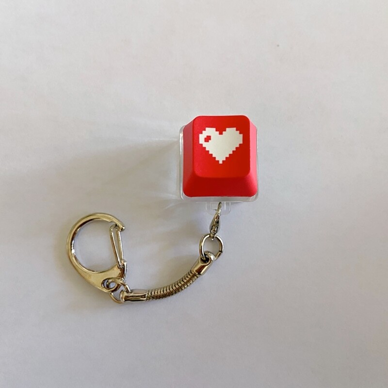 Durable Mechanical Keyboard Keycap Keychain for Stress Relief and Shaft Testing