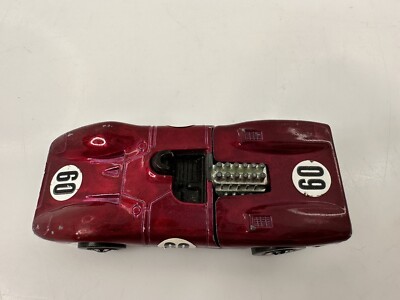 Rare Vintage 1969 Hot Wheels Redline Ferrari 312P Magenta Red USA