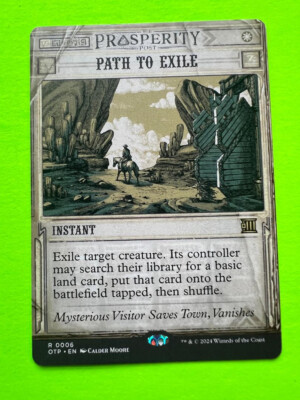 MTG Outlaws of Thunder Junction - Path to Exile - Rare Extended Art | eBay