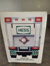 1997 HESS TOY TRUCK AND TWO RACERS, UNPACKAGED