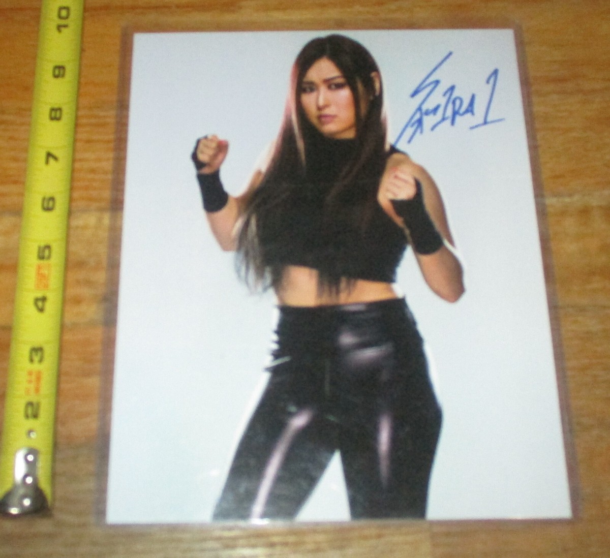 Iyo Sky Shirai Wrestling Autographed 8x10 Photo Signed COA WWE NXT