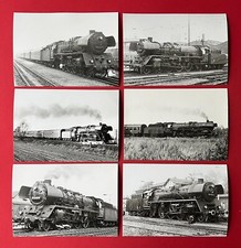6 x DDR Eisenbahn Foto 1974 Dampflok BR 03 0088-9, 03 2237-0, 03 2228-9 ( 130574