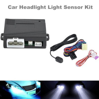 Auto Car Headlight Headlamp Automatic Turn ON/OFF Switch Light Sensor Box Kit