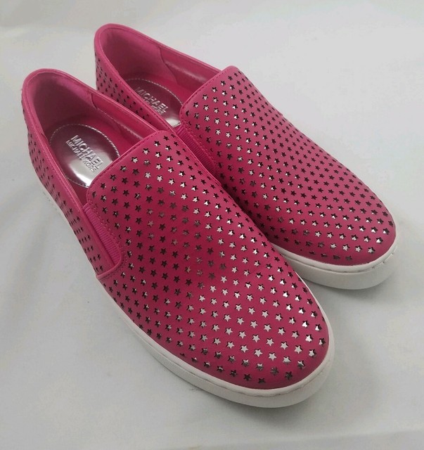michael kors keaton slip on red
