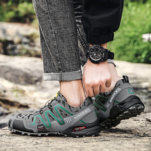 Herren Sneaker Wasserdicht Trekkingschuhe Wanderschuhe Rutschfeste Outdoorschuhe - Bild 19 von 39