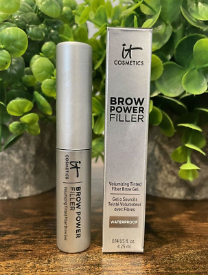 IT Cosmetics Brow Power Filler Waterproof Volumizing Fiber Gel Universal Auburn