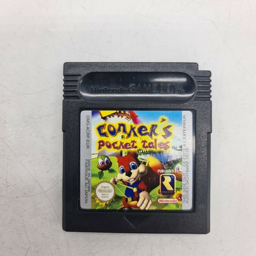 NINTENDO GAME BOY GAMEBOY COLOR GBC GAME RARE CONKER'S POCKET TALES DMG-EUR C1