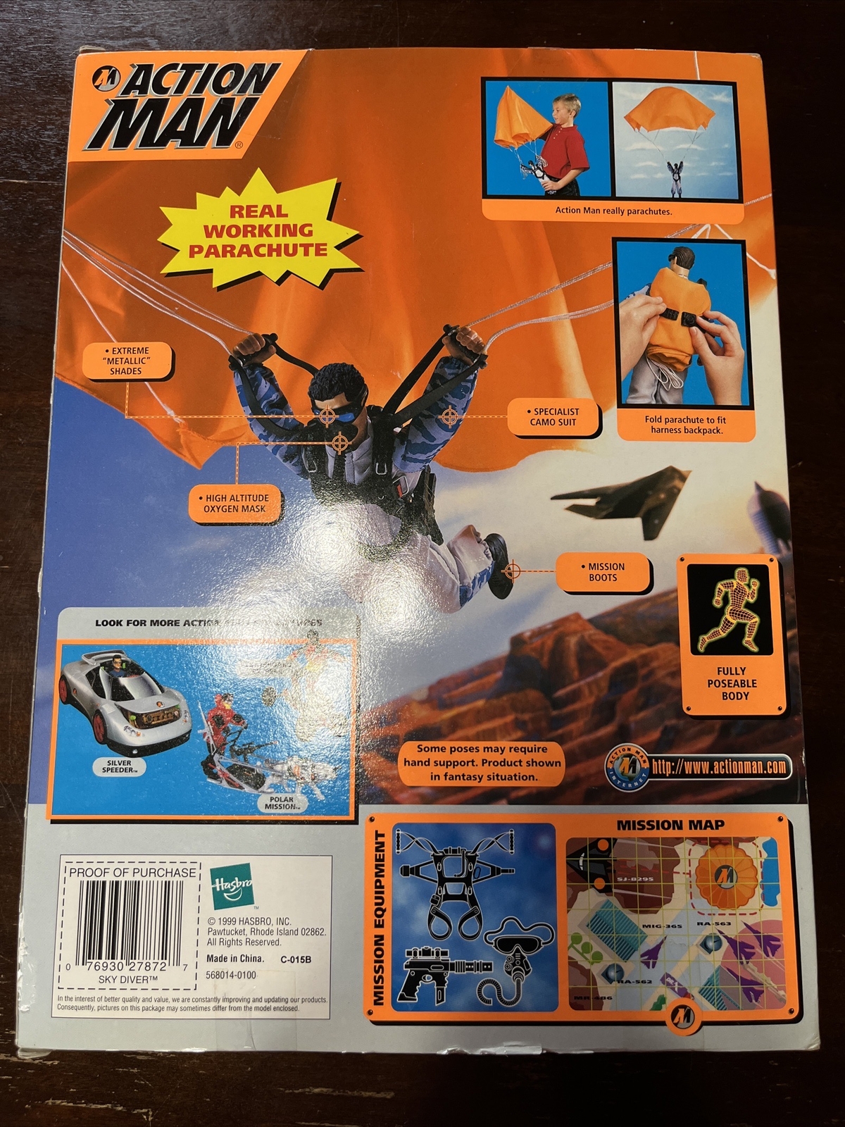 New In Sealed Box ACTION MAN SKY DIVER Hasbro RARE! eBay