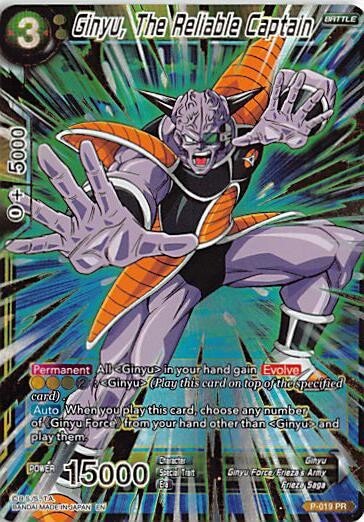 Mythic Booster, Ginyu, The Reliable Captain (Gold Stamped) Foil p2-28925