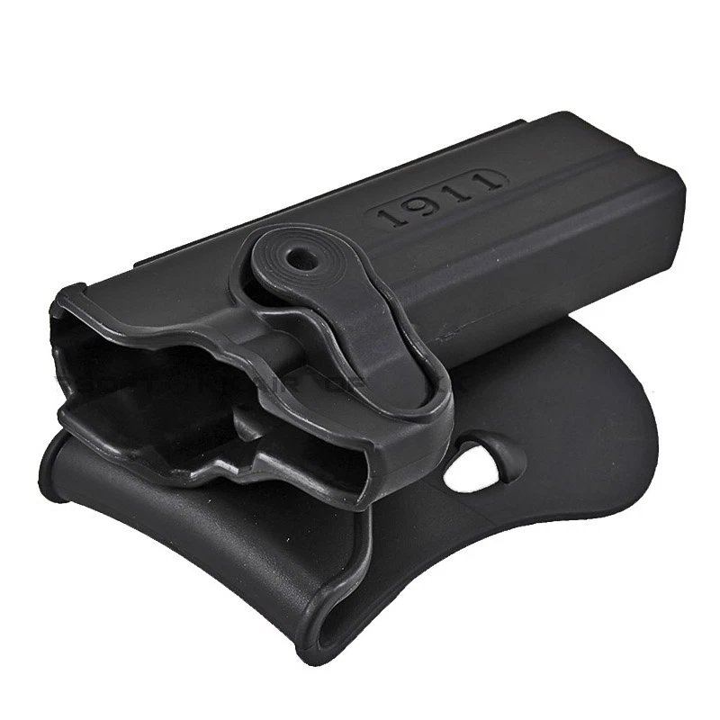 For Colt 1911 RH Pistol Holsters & Magazine Paddle Pouch Tactical Holster - Image 2 of 4