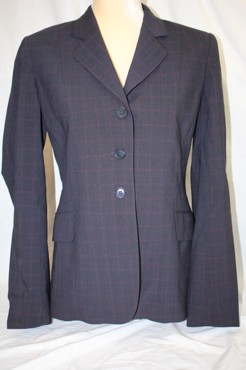 THE TAILORED SPORTSMAN Plaid English Riding Jacket 12R Italy (148)