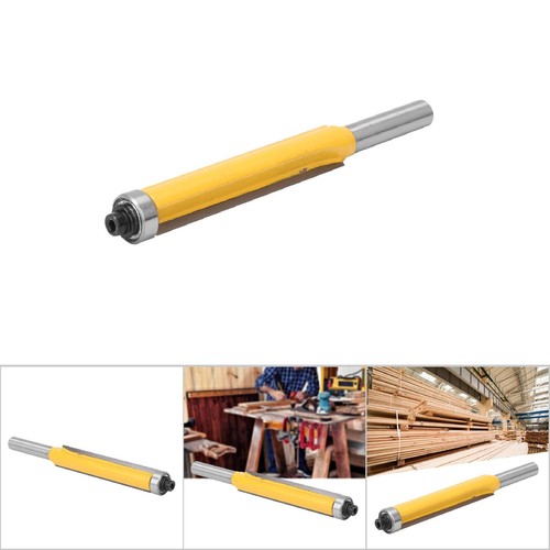 8mm Shank Router Bit Milling Cutter W/ Bearing Flush Trim Bit 8*12.7*63.5mm - Picture 6 of 8