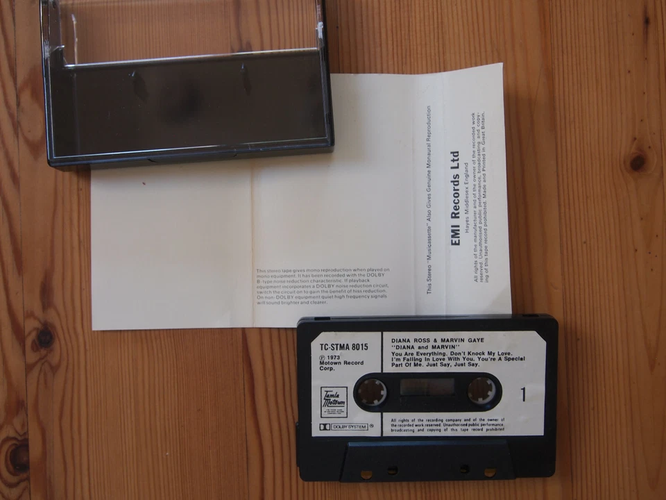 DIANA & MARVIN (TAMLA/EMI TC-STMA 8015) 1973 UK CASSETTE TAPE EX COND ROSS GAYE - Image 3 of 3